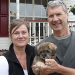 Munson pup Elouise goes home2